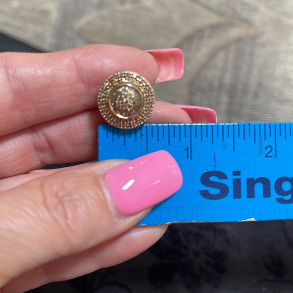 Champagne Diamond earrings in 10K gold - Picture 7 of 8